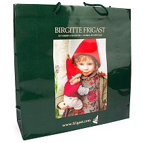 Пакет бумажный Birgitte Frigast, зеленый, 33 x 33 см