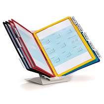 Демосистема настольная Durable Vario Display System Pro, 10 демопанелей, табуляторы, А4 Демосистема настольная Durable Vario Display System Pro, 10 демопанелей, табуляторы, А4