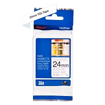 Картридж brother tze-n251 с лентой 24 мм х 8 м, пластик, черный шрифт