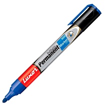 Маркер перманентный Luxor Refillable, многоразовый, пулевидный наконечник, 1-2.5 мм