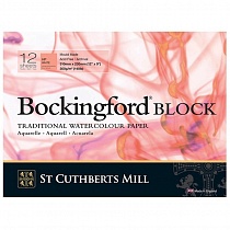 Альбом для акварели ST Cuthberts Mill Bockingford, склеенный, 300 г/м2, 31 х 23 см, 12 листов