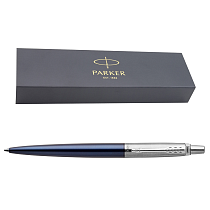 Ручка шариковая Parker Jotter Royal Blue, толщина линии М, хром (S0705610)