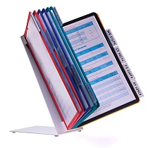 Демосистема настольная Durable Vario Desk Unit, 10 демопанелей, табуляторы, А4 Демосистема настольная Durable Vario Desk Unit, 10 демопанелей, табуляторы, А4