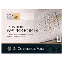 Бумага для акварели ST Cuthberts Mill Saunders Waterford, 300 г/м2, 310 х 230 мм, 20 листов