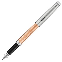 Ручка перьевая Waterman Hemisphere Deluxe Rose Wave CT, толщина линии F, палладий