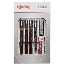 Набор изографов Rotring Master set, толщина линии 0.2, 0.3, 0.5 мм