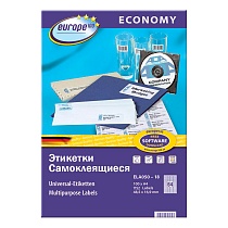Этикетки самоклеящиеся Avery Zweckform Европа-100, белые, 48.5 х 16.9 мм, 64 шт. на листе, 18 листов