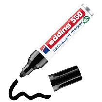 Маркер пермаментный edding 550, круглый наконечник, 3-4 мм