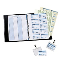 Книга посещений на 100 вкладышей Durable Visitors Book 100, 60 x 90 мм