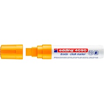 Маркер меловой для стекла edding 4090, смываемый, скошенный наконечник, 4-15 мм