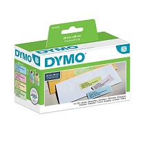 Этикетки адресные для принтеров Dymo Label Writer, 89 мм х 28 мм, 4 х 130 штук, 4 цвета