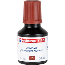 Чернила для заправки перманентных маркеров edding T25, флакон-капельница, 30 мл