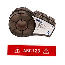 Картридж Brady M21-750-595, виниловая лента, белый шрифт, 6.4 м х 19.05 мм