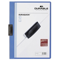 Папка с клипом Durable Duraquick, до 20 листов, А4, полипропилен