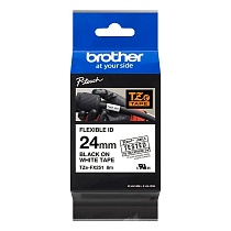 Картридж brother tze-fx251 с гибкой лентой 24 мм х 8 м, черный шрифт