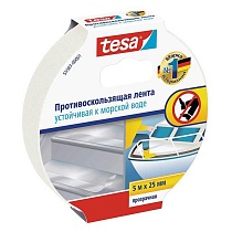 Лента противоскользящая tesa, 5 м х 25 мм, прозрачная