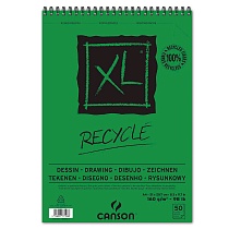 Альбом для графики Canson XL, мелкое зерно, на пружине, 160 гр/м2, 50 листов