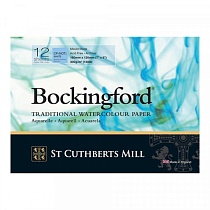 Альбом для акварели ST Cuthberts Mill Bockingford, склеенный, 300 г/м, 180 х 130 мм, 12 листов