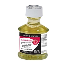 Масло льняное очищенное для красок водорастворимых Daler Rowney Georgian Oil, 75 мл