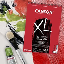 Альбом для масла и акрила Canson XL, на пружине, 290 гр/м2, 30 листов