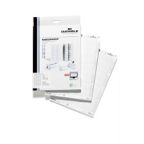 Вкладыши сменные для бейджей Durable Badgemaker, 30 x 60 мм, 540 штук