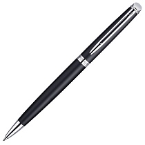 Ручка шариковая Waterman Hemisphere Matte Black CT, толщина линии M, хром