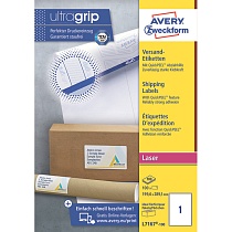 Этикетки адресные Avery Zweckform быстрого отклеивания QuickPEEL 199.6 x 289.1мм, L+CL, 100 листов