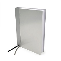 Ежедневник недатированный Brunnen Агенда Алюминий, листовой алюминий, А5