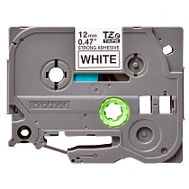 Картридж brother tze-s231 с лентой 12 мм х 8 м, пластик, усиленный клей, черный шрифт