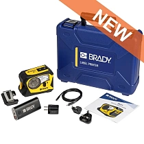 Принтер портативный для этикеток Brady M211, ленты 6, 9, 12, 19 мм, клавиатура латиница, кейс