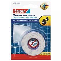 Лента двусторонняя tesa, монтажная, 1.5 м x 19 мм