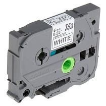 Картридж brother tze 211 с лентой 6 мм х 8 м, пластик, черный шрифт