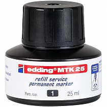 Чернила для заправки перманентных маркеров edding MTK25, капиллярная система, 25 мл