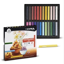 Набор мелков пастельных Lyra Polycrayons Soft, 24 цвета