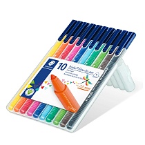 Набор фломастеров Staedtler Triplus color, 10 цветов