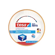 Лента двусторонняя tesa, полипропилен, 25 м x 38 мм