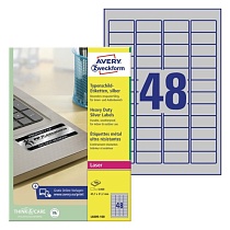 Этикетки инвентарные Avery Zweckform, 45.7 x 21.2 мм, 48 штук на листе, 100 листов