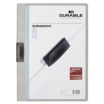 Папка с клипом Durable Duraquick, до 20 листов, А4, полипропилен