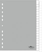 Разделитель Durable, 1-20, А4, с вставными табуляторами, на 20 разделов, перфорация, полипропилен