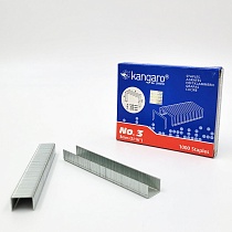 Скобы 3 - 8 мм для степлера Kangaro,1000 штук