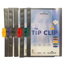 Папка с клипом Durable Tipclip, с прижимным механизмом, А4