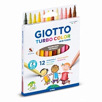 Набор фломастеров цветных Giotto Turbo Color Skin Tones, 12 цветов