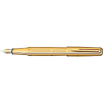 Ручка перьевая Waterman Exception Solid Gold, толщина линии F, золото, перо: двухтоновое золото 18К