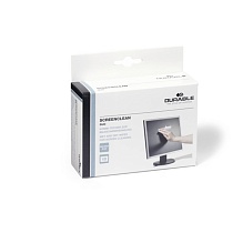 Салфетки одноразовые Durable Screenclean Duo, без спирта, 10 штук