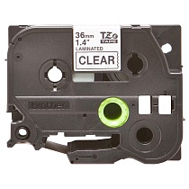 Картридж brother tze 161 с лентой 36 мм х 8 м, пластик, черный шрифт