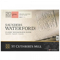 Бумага для акварели ST Cuthberts Mill Saunders Waterford, 300 г/м2, 410 x 310 мм, 20 листов