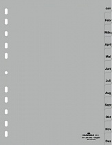 Разделитель по месяцам Dez - Jan Durable, на 12 разделов, перфорация, полипропилен