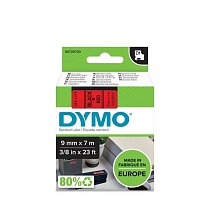 Картридж с виниловой лентой D1 для принтеров Dymo Label Manager, пластик, черный шрифт, 9 мм х 7 м