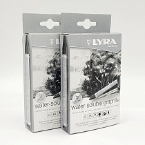 Мелок графитовый шестигранный Lyra Graphite Crayons, водорастворимый, 12 мм