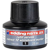 Чернила для заправки бордмаркеров edding RBTK25, пигментные, капиллярная система, 25 мл